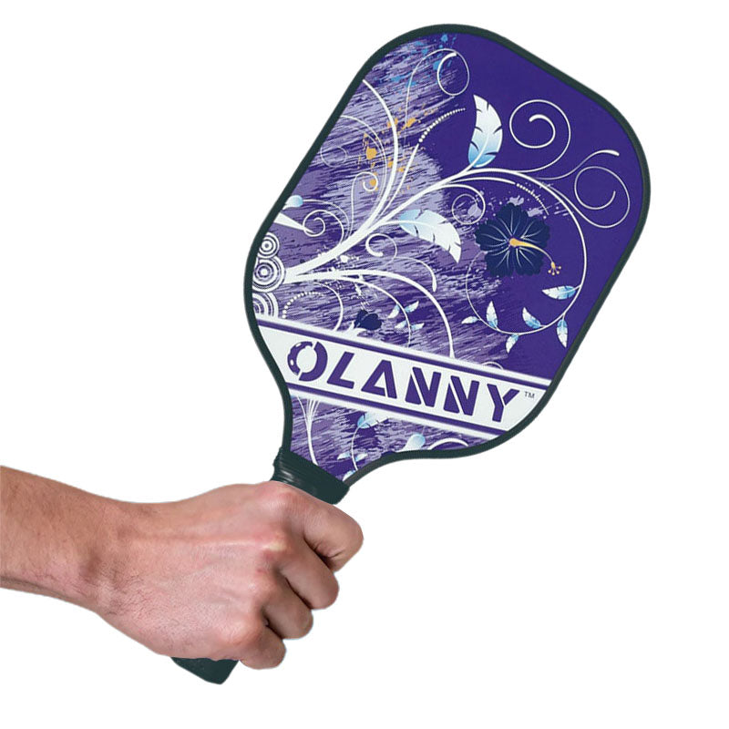 Lavendar Pickleball Paddle Fiberglass and Graphite Composite Solid Paddle