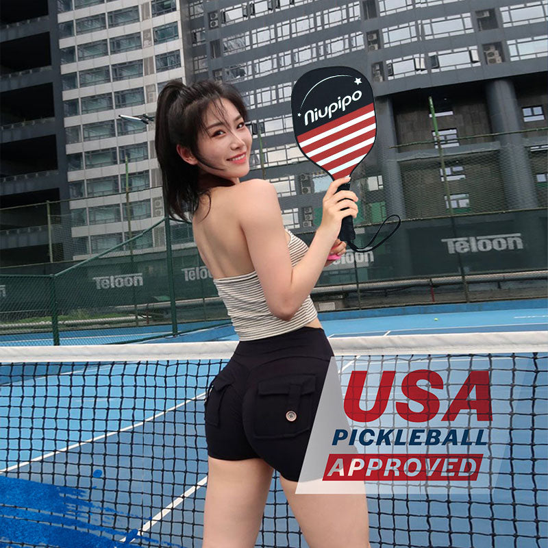 Solid Wooden Pickleball Paddle
