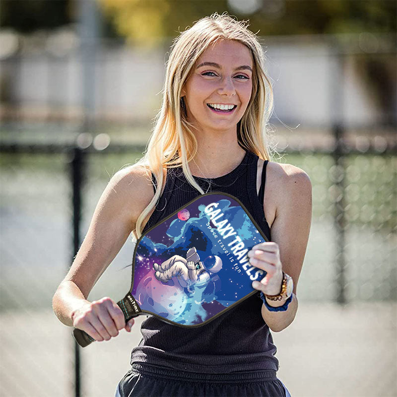 Galaxy Travel Pickleball Paddle Honeycomb Outer Double-sided Fiberglass and Graphite Carbon Fibre