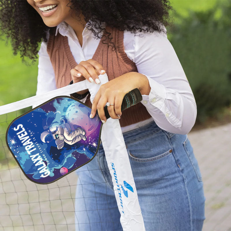 Galaxy Travel Pickleball Paddle Honeycomb Outer Double-sided Fiberglass and Graphite Carbon Fibre
