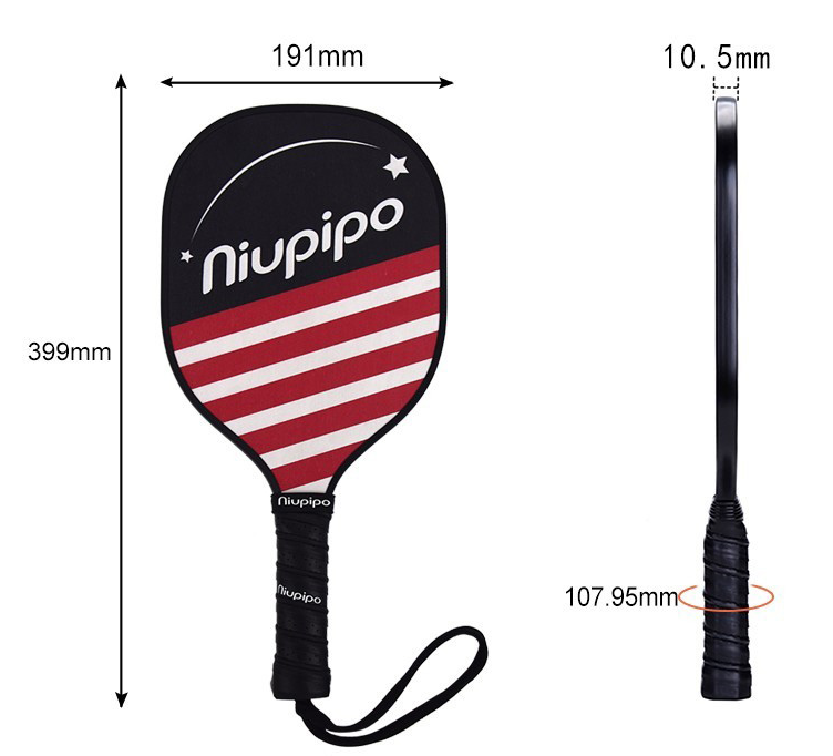 Solid Wooden Pickleball Paddle