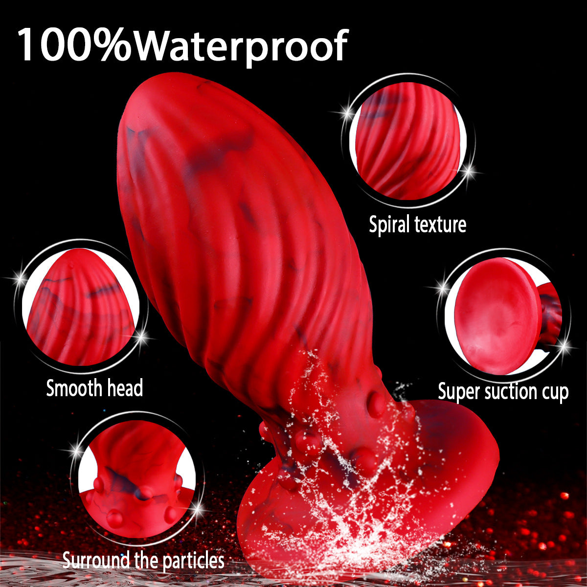 New Red Dragon Egg Anal Plug  - image 8