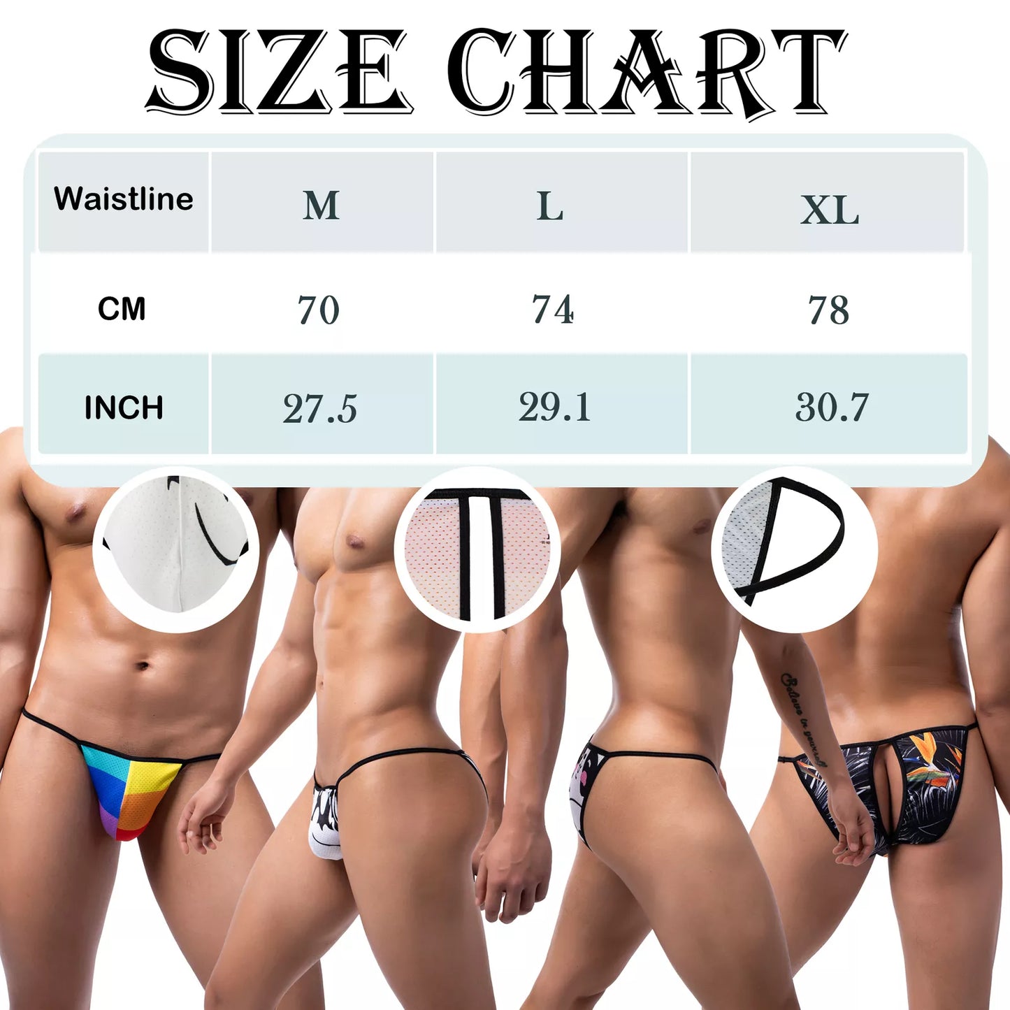 Men's Printed Triangle Low-Rise Briefs - image 3