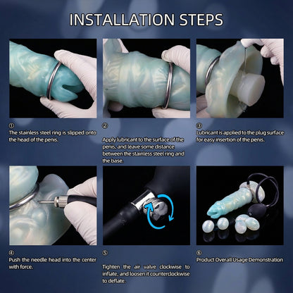 8.5″ Fantasy Ovipositor Silicone Dildo - image 3
