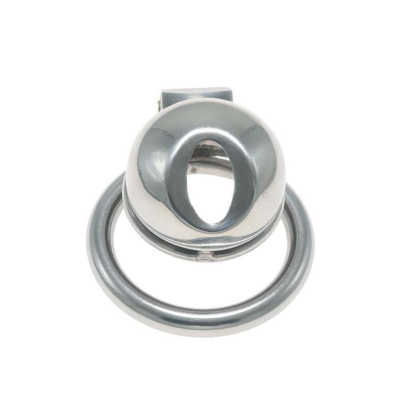 Men's Thickened Stainless Steel Chastity Cage - image 5