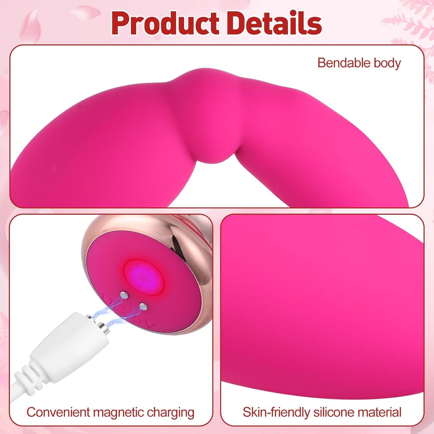Small Waist G-Spot Vibrator - 10 Modes Waterproof & Remote Control - image 2