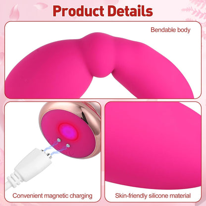 Small Waist G-Spot Vibrator - 10 Modes Waterproof & Remote Control - image 2