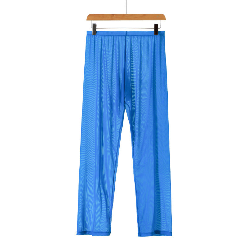 Mens Sexy Lounge Pants - Blue - XL - image 8