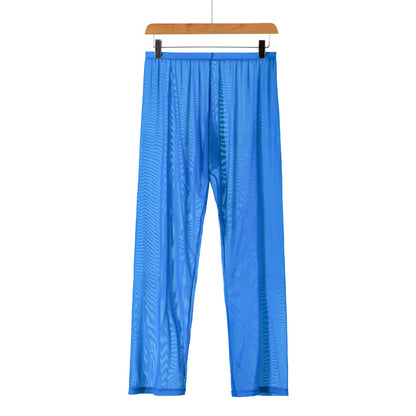 Mens Sexy Lounge Pants - Blue - XL - image 8