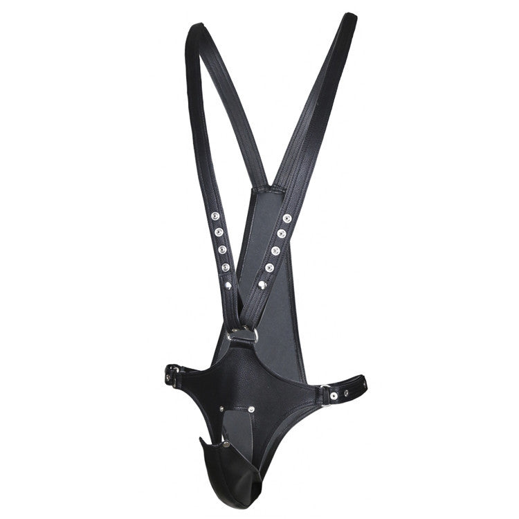 ObeyMe Faux Leather Bondage Harness - image 3