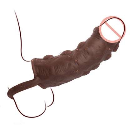 Beaded Silicone Penis Sleeve  - image 1