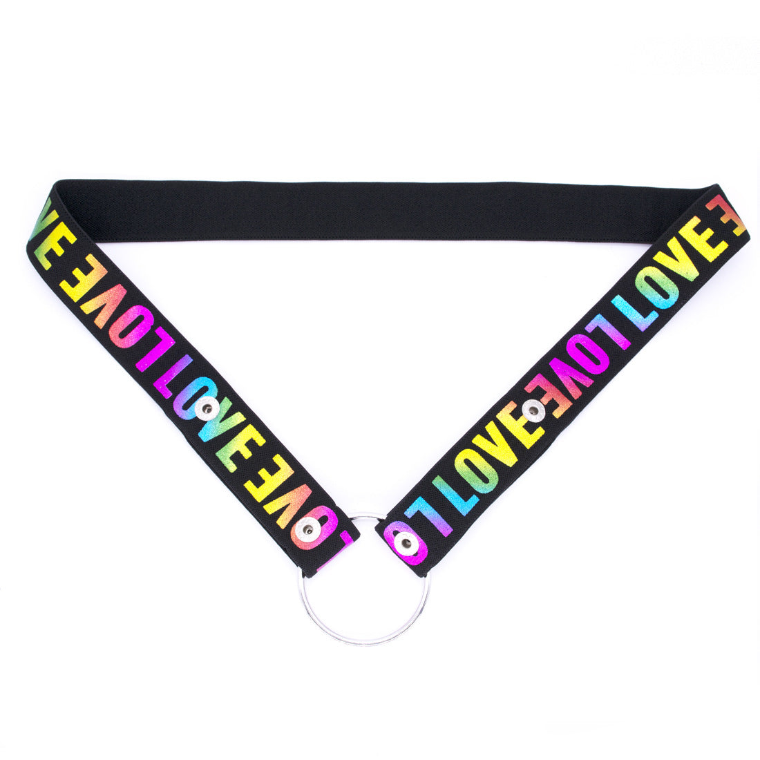 Male Chastity Belt With Four-way Wide Restraint Belt - A - rainbow - image 5