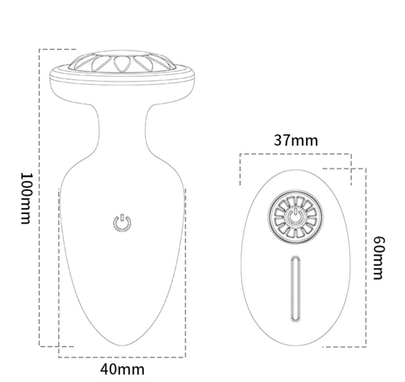 Purple Light Up Remote Vibrating Butt Plug - image 7