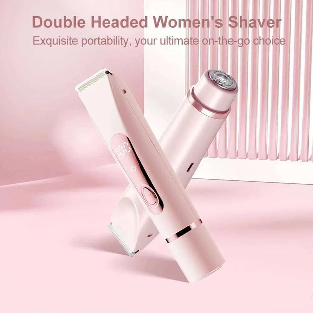 Silky Smooth 2-in-1 Bikini & Facial Hair Trimmer For Women - image 4