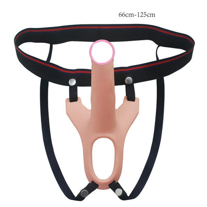 Silicone Hallow Strap-on Dildo - image 6
