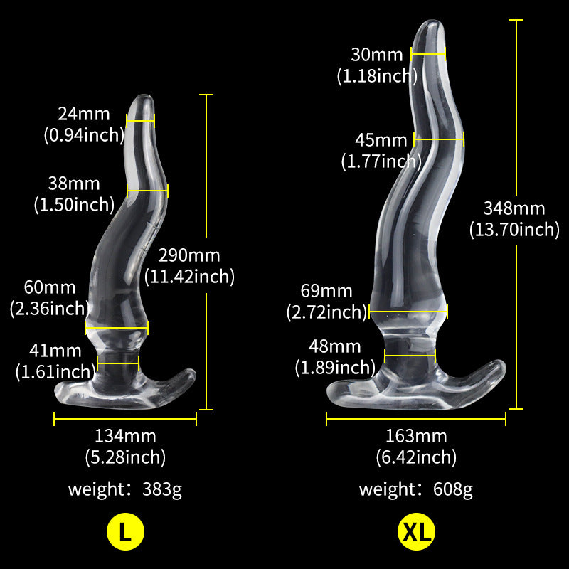 Silicone Big Curvy Butt Plugs - image 5