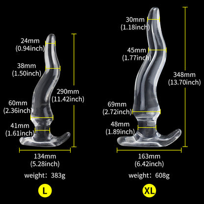 Silicone Big Curvy Butt Plugs - image 5