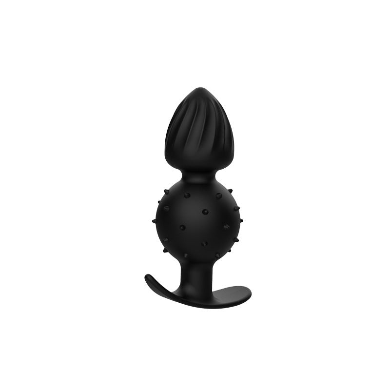 Ribbed Anal Trainer Plug with Built-In Rattle Ball – Wearable and Stimulating Design - image 3