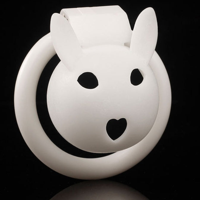 Bunny Chastity Cage - White - image 5