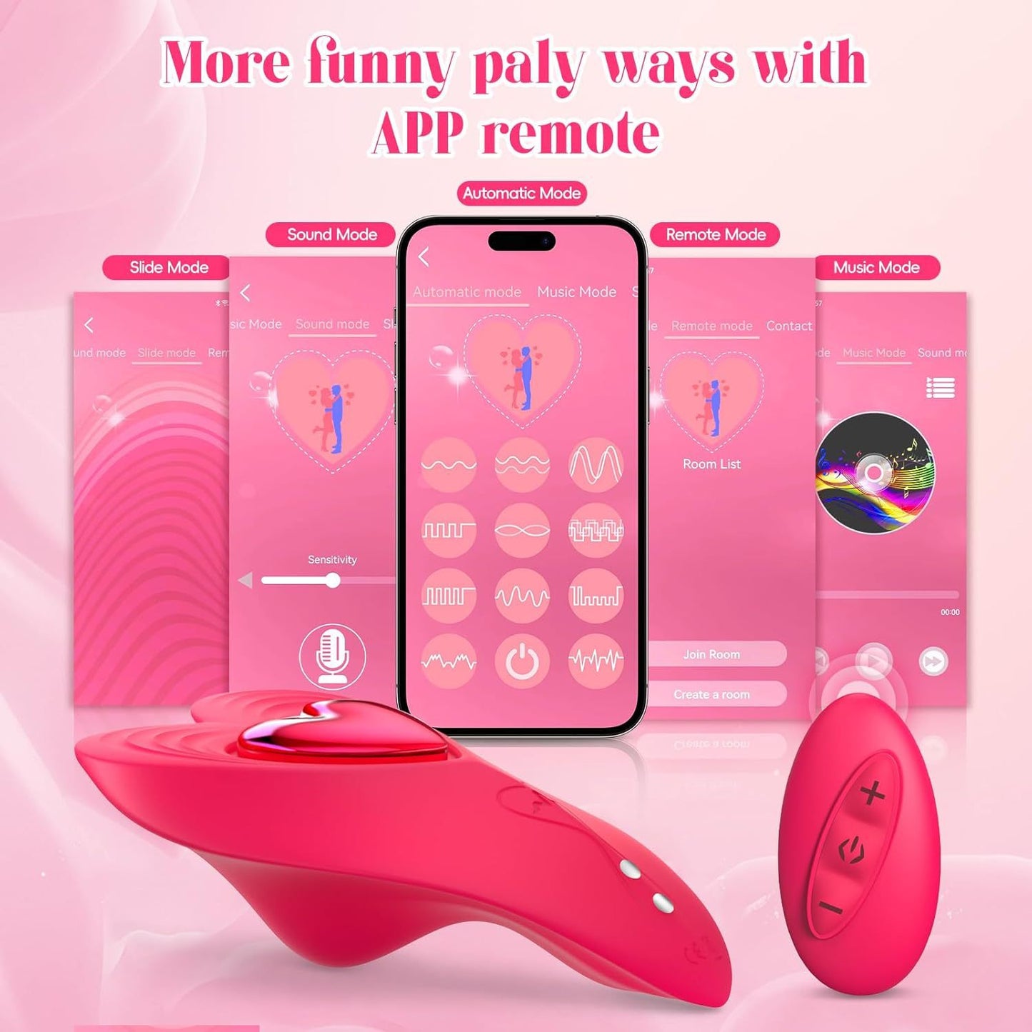 Remote Control Butterfly Vibrator App Cellphone Wearable Couple Vibrator - image 7