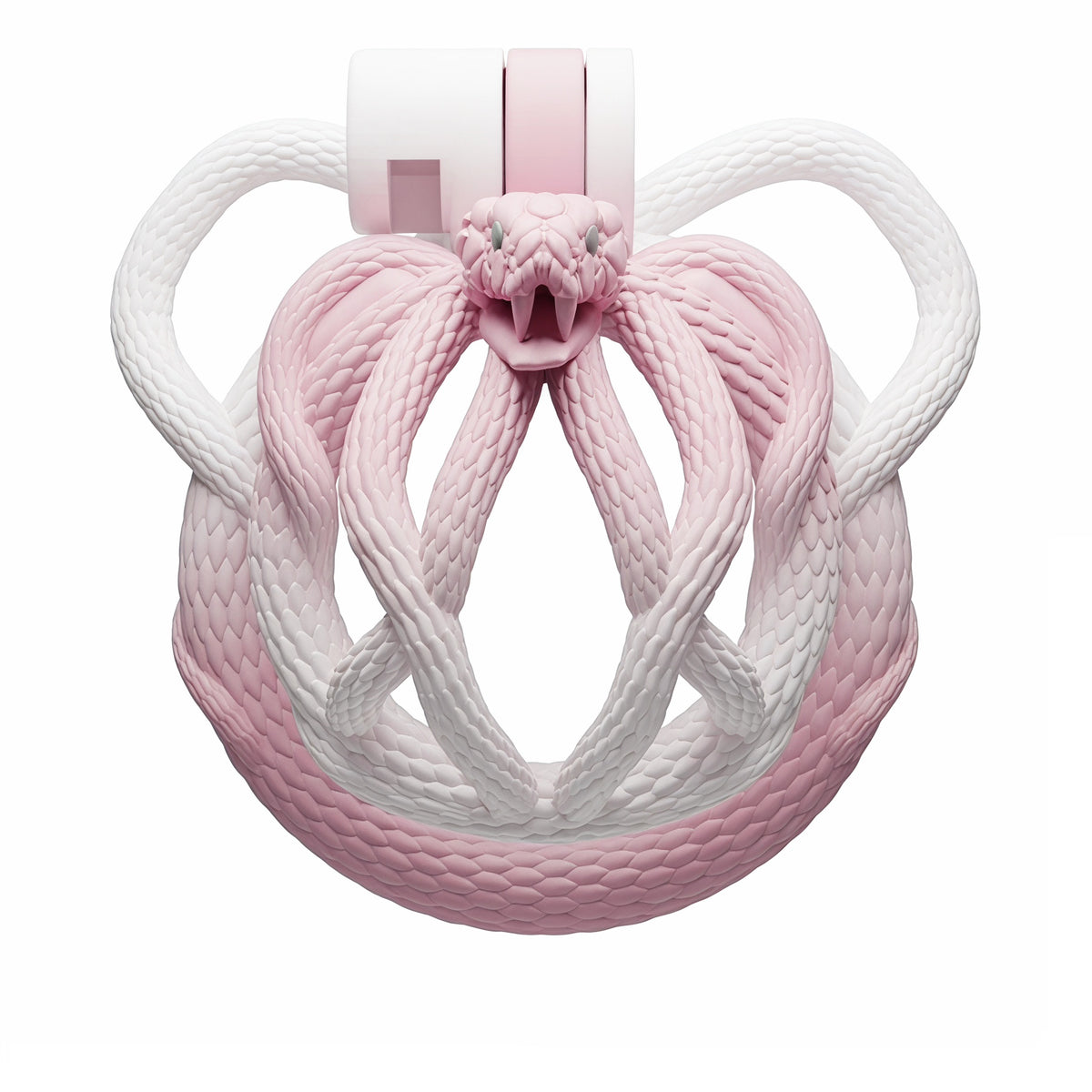 Pink Serpent Chastity Cage - image 5