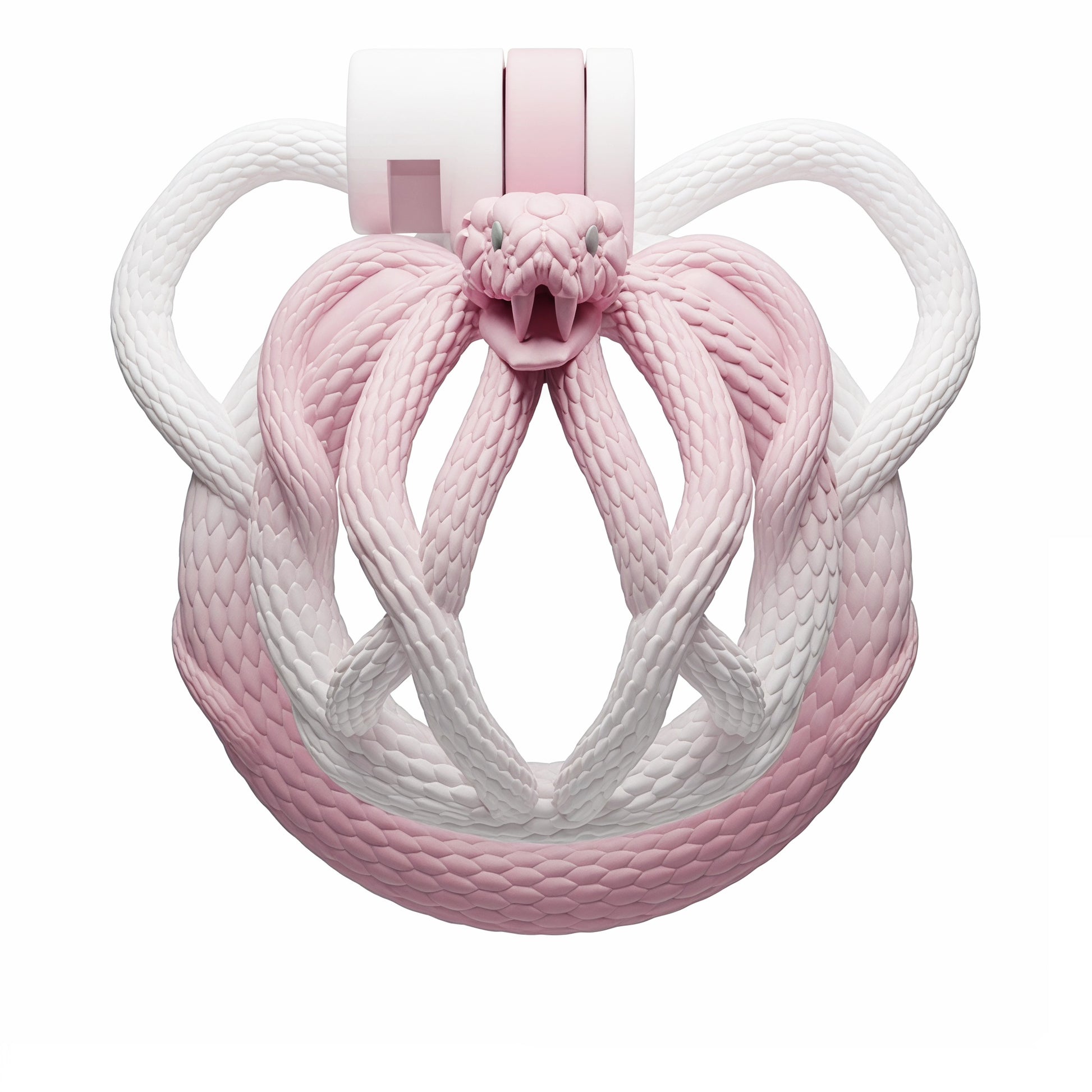 Pink Serpent Chastity Cage - image 5