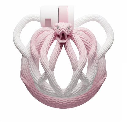 Pink Serpent Chastity Cage - image 5