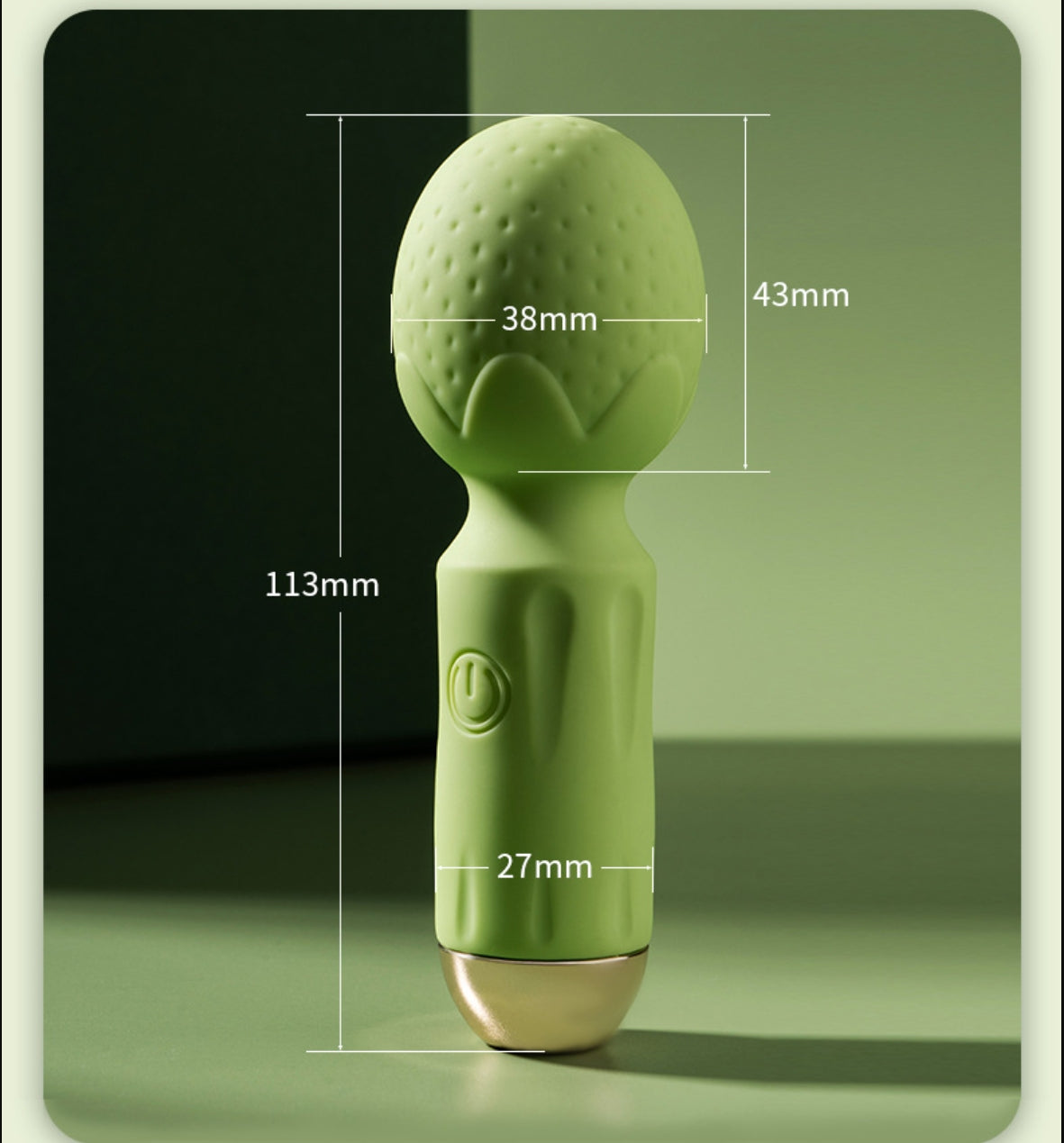 Strawberry Women Vibrator Toy - 10 Vibration Mode - USB Rechargeable - image 2