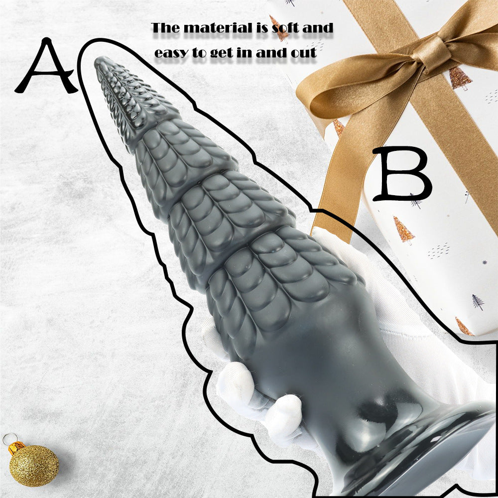 Christmas Tree Spiral Cone Suction Cup Anal Plug - image 16