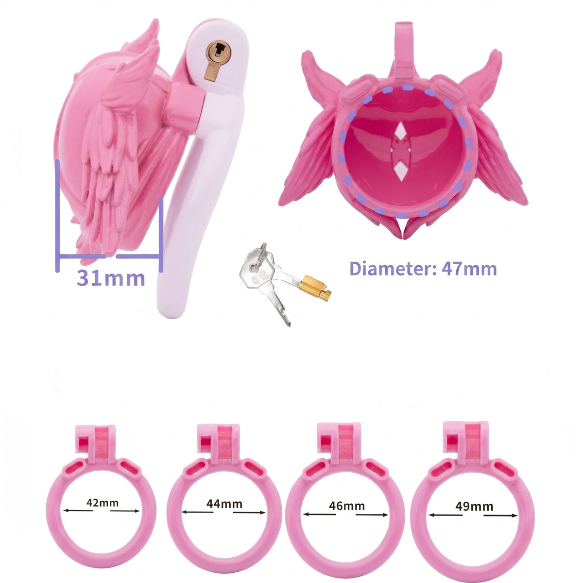 Angel Chastity Cage - image 7