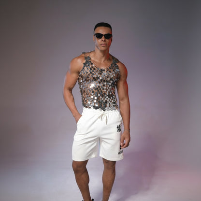 Starluxe Mesh Sparkle Top – Style F - image 5