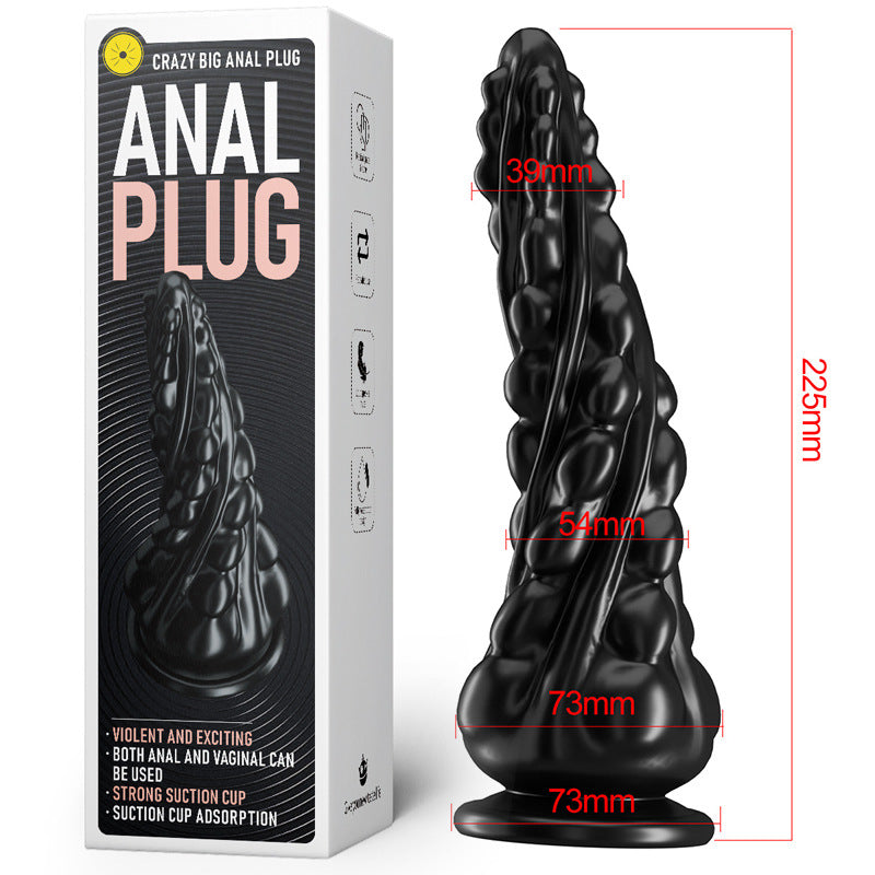 Spiral Sensation Anal Plug - Black L - image 7