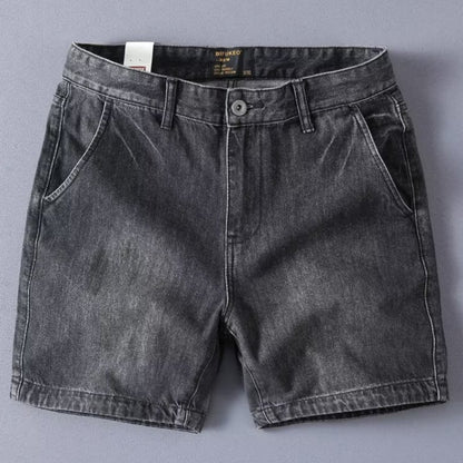 Men's Washed Denim Shorts - Black - 2XL - image 2