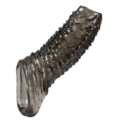 Big Penis Cover Extender Cock Enlargement Sleeve - Black C - image 8