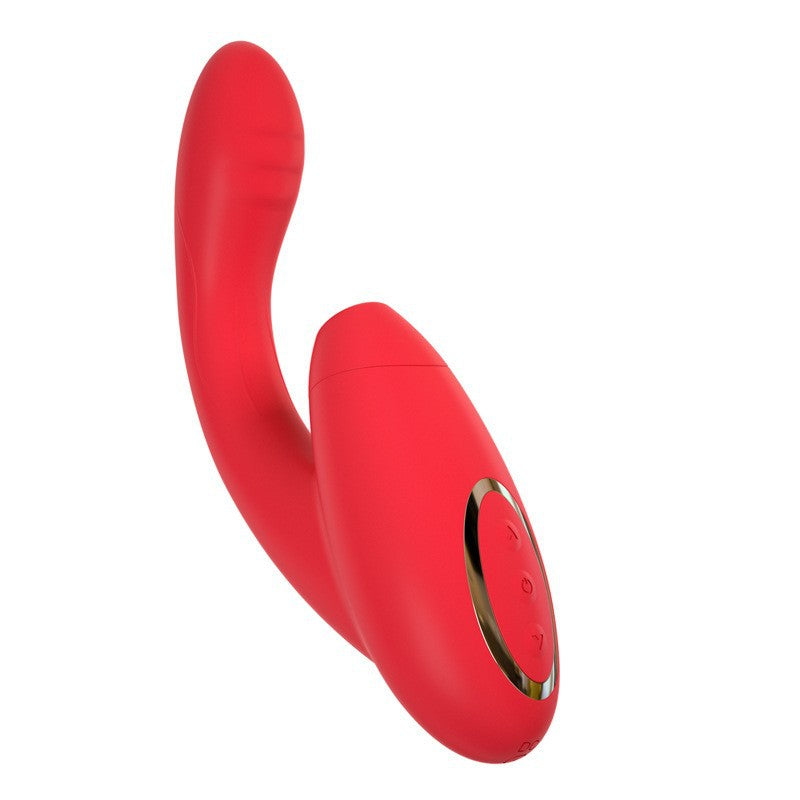 Duo 2 Clitoral Sucking Vibrator Clit G-spot Vibrating Toy - Red - A - image 1