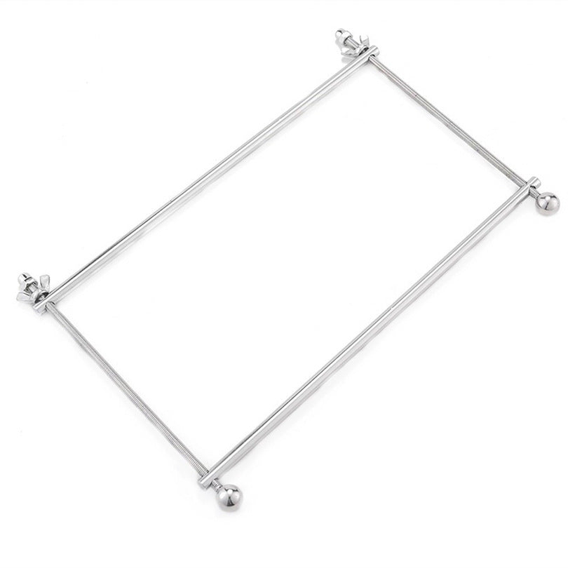 BDSM Breast Clamp Bar - Silver - image 1