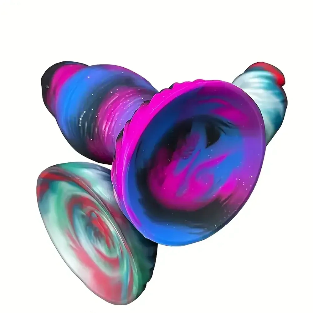 8.07" Ultra-Soft Monster Silicone Dildo with Suction Cup Base - image 3