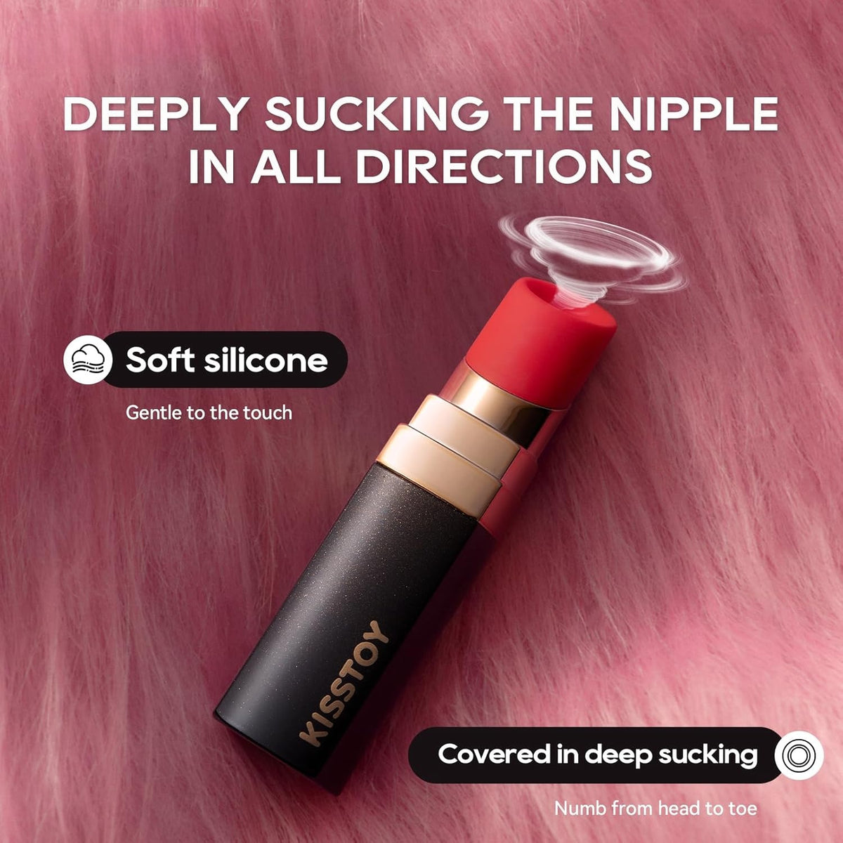 BOBO Kiss Mini Lipstick Vibrator - image 0