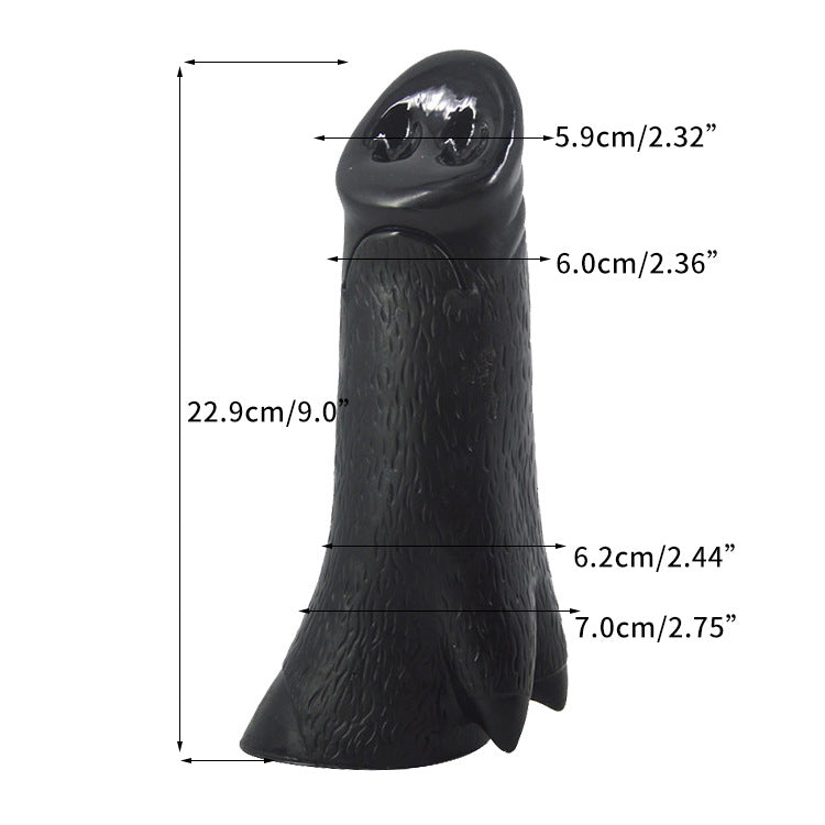 Pig Hoof Dildo - Black - image 4