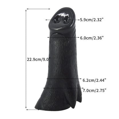 Pig Hoof Dildo - Black - image 4