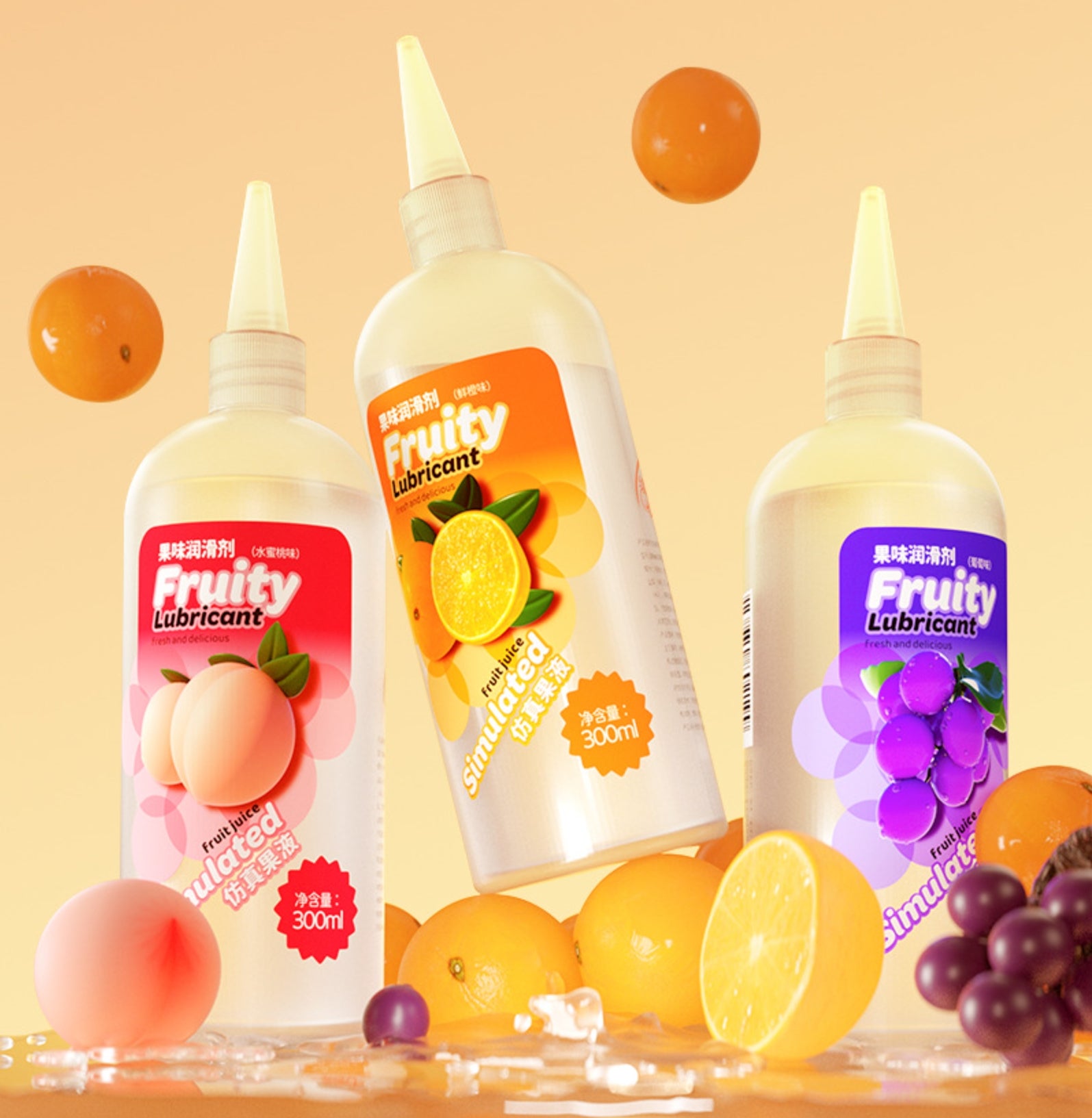 Fruit Flavor Water-based Sex Lube - image 0