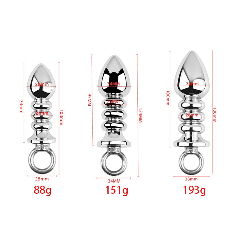 Multi-Segment Aluminum Alloy Butt Plug - image 9