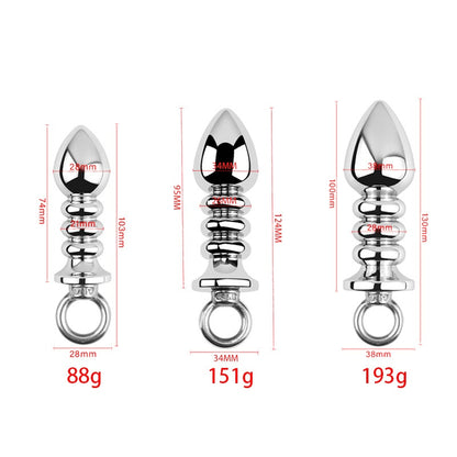 Multi-Segment Aluminum Alloy Butt Plug - image 9