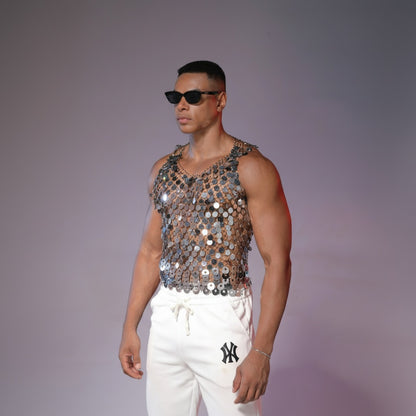Starluxe Mesh Sparkle Top – Style F - image 6