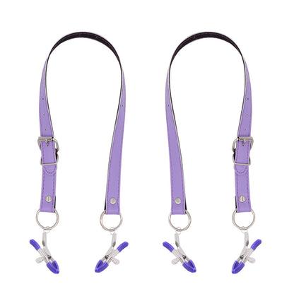 Labia Spreader Clip Clitoris Clamps - Purple - image 7