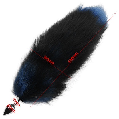 15.75'' Ultra-Plush Fox Tail Butt Plug - image 1