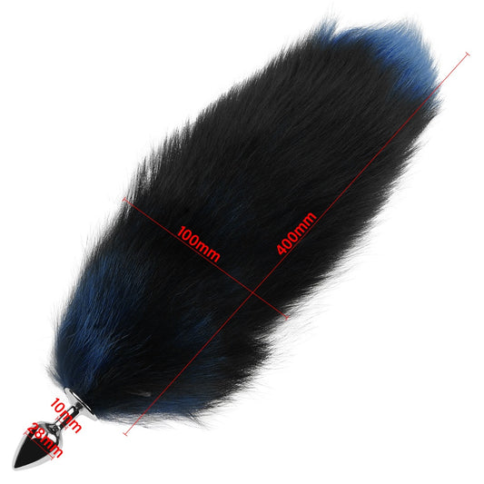 15.75'' Ultra-Plush Fox Tail Butt Plug - image 1