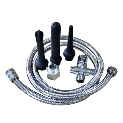 Silicone Head Shower Enema Douch Kit - 1 Set - image 0