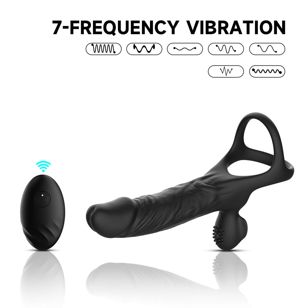 7-Mode Dual Vibe Cock Ring – Double Penetration & Testicle Stimulation - image 3