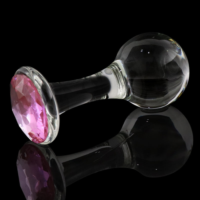 Crystalglow Glass Pleasure Anal Plug - image 4